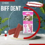 Biff 0,035кг Dent снек для чистки зубов (5 шт) со вкусом креветок для собак мелких пород
