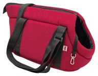 Сумка-переноска (Зооэкспресс) поплин №2 38*22*22 см бордо