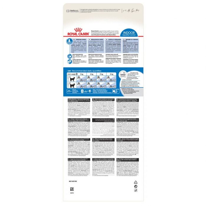Корм Royal Canin Indoor Appetite Control сухой сбалансированный для взрослых кошек, живущих в помещении 0,4 кг
