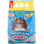 Наполнитель (Сибирская кошка) 3л  Эффект впитывающий АКЦИЯ