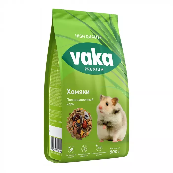 Вака 0,5кг High Quality корм для хомячков