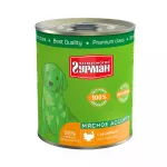 Четвероногий гурман 0,34кг Мясное ассорти с индейкой для щенков (542481)