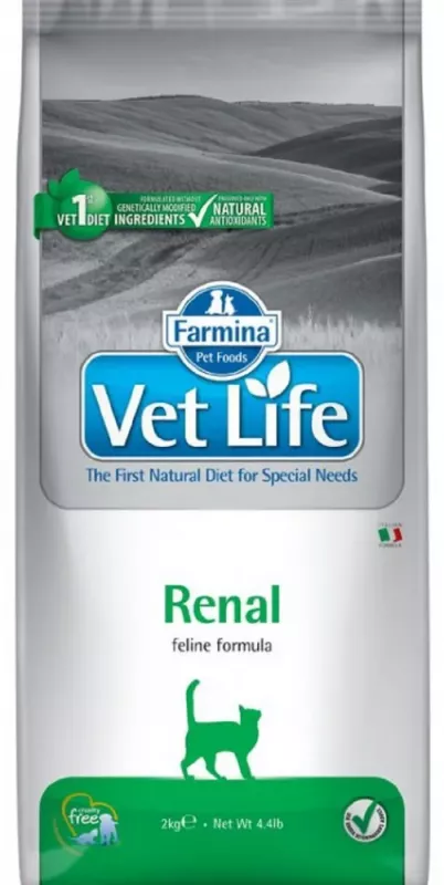 Farmina (Фармина) Vet Life Cat Renal 5кг при почечной недостаточности сухой для кошек