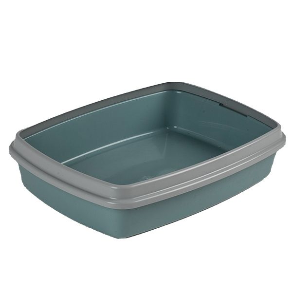 Туалет Сибирская кошка Мяус с сеткой высокие ножки (40*30*7) тиффани