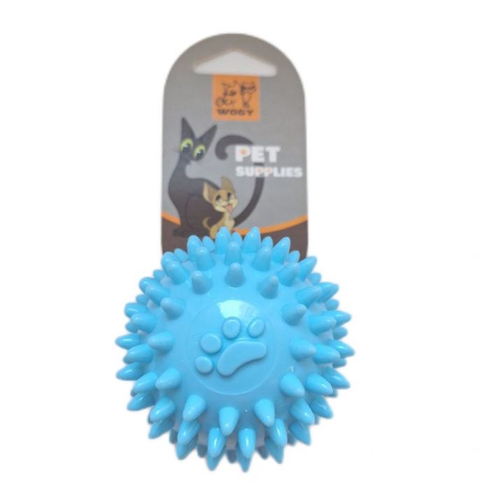 Игрушка Wogy Мяч игольчатый d=5см, микс для собак Blue/Yellow/Pink