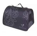 Сумка-переноска Догман Лира №3 'Dogman' меховая чёрный (43*27*27см)