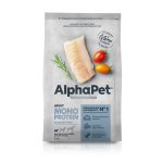 AlphaPet Superpremium Monoprotein (АльфаПет) 3кг из белой рыбы сухой для взрослых собак мелких пород (312800) NEW