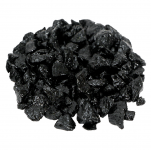 Грунт ZooOne природный (крашеный) 'Чёрный' (5-10 мм), 1 кг для аквариума