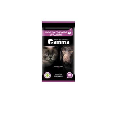 Салфетки (Гамма) влажные для ухода за глазами и ушами (15шт)