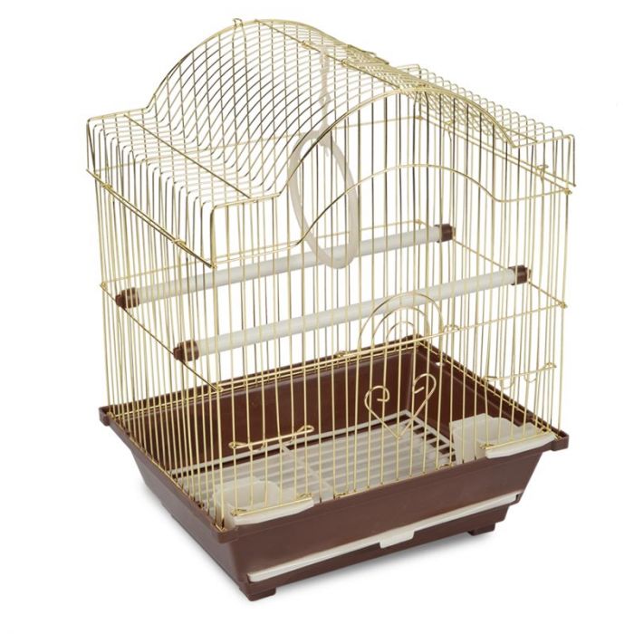 Клетка (Triol) для птиц 2113G, 30*23*39см золото