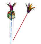 Дразнилка (Сибирская кошка) Удочка  с перьями