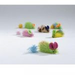 Игрушка (Beeztees) 419976 Мышь разноцветная, в ассорт. 6,5см для кошек