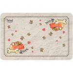 Коврик (Triol) под миску Косточки, 43*28см