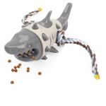 Игрушка (Rich Breed) акула для собак 19х8см серый