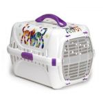 Переноска (Moderna) Trendy Друзья навсегда с пластиковой дверью (51*31*34) фиолетовый