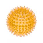 Игрушка ZooOne мяч массажный Crystal 5,5см прозрачный жёлтый