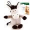 Игрушка (GiGWi) 75104 Ослик с пищалкой 10см для собак, серия PLUSH FRIENDZ