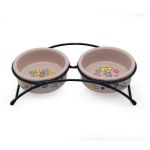 Миска (Triol) керамическая на подставке CB12 Лакомка 2*0.25л