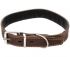 Ошейник (Каскад) кожаный с синтепоном шир. 25 мм, обхват шеи от 43 до 51 см.