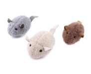 Игрушка (Nunbell) мягкая Мышка 15/8х5.5х5см с кошачьей мятой, микс для кошек