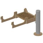 Собирайка (ZooM) №3 Полка боковая малая с когтеточкой (II уровень) 70*49*50см