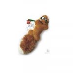 Игрушка (GiGWi) 75066 Белка с пищалками 24см для собак, серия PLUSH FRIENDZ