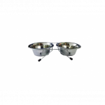 Подставка (Уют) с металлическими мисками 2х350мл