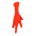 Игрушка ZooOne латекс L-438 'Лапка куриная' 15,3 см