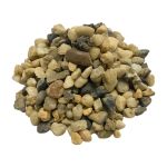 Грунт ZooOne природный 'Галька речная' 5-10 мм, 1 кг для аквариума