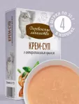 Деревенские лакомства 0,035кг*4шт крем-суп с антарктическим крилем, пауч (76050977)