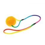 Игрушка (V.I.Pet) мяч массажный на шнуре 6см+50см