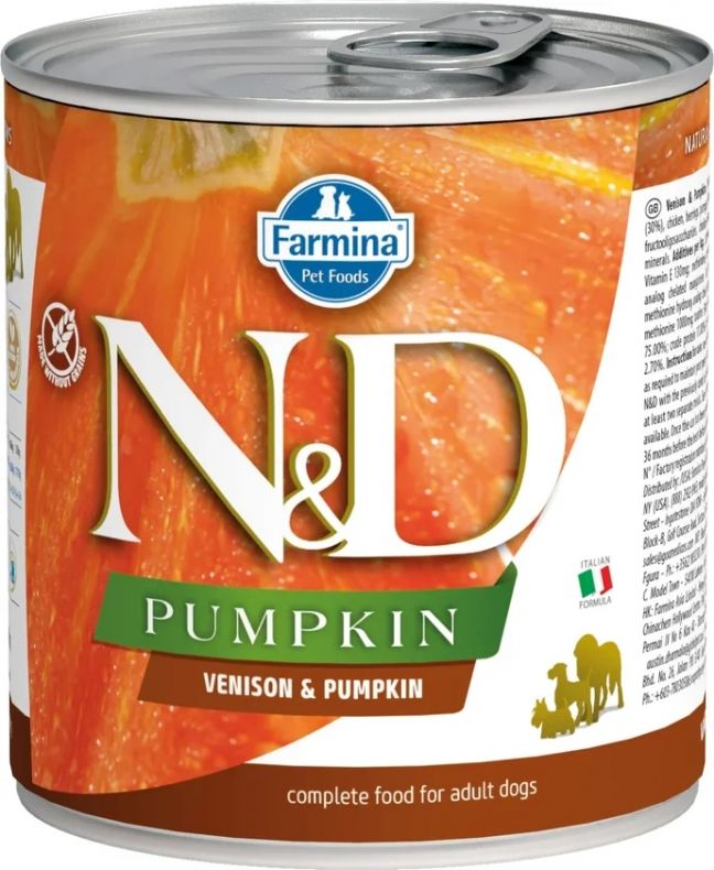 Farmina (Фармина) N&D 0,285кг DOG VENISON & PUMPKIN с тыквой и олениной для собак