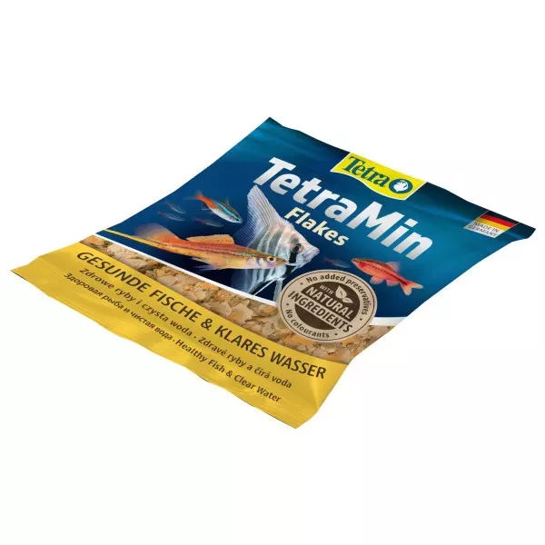 Tetra Min Flakes Sachet 0,012кг корм хлопья для рыб (пакет)