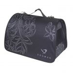 Сумка-переноска Догман Лира №4 'Dogman' меховая чёрный (48*29*29см)