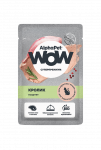 AlphaPet WOW (АльфаПет) 0,085кг пауч кролик паштет для кошек (659801) NEW
