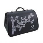 Сумка-переноска Догман Лира №4 панда 'Dogman' черный 48*29*29см)