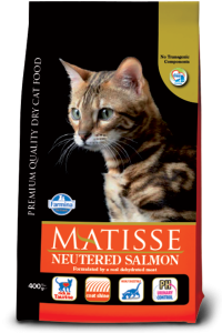 Farmina (Фармина) Matisse 1,5кг лосось сухой для стерилизованных кошек и кастрированных котов (9110)