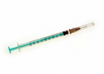 Шприц 1мл инсулиновый U-100 0,4*12 0,5*16 с надетой иглой (900шт/уп) Медполимер