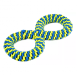 Игрушка (Wogy) пищалка плетеная 30х5х3см микс для собак