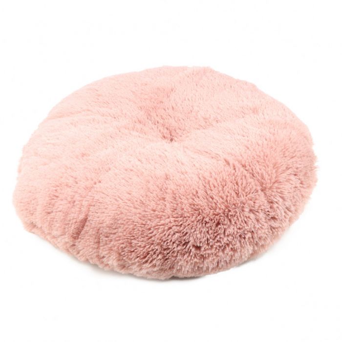 Лежанка Гамма матрас Перина круглая L, розовая, 600*600*80мм