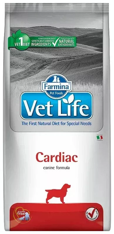 Farmina (Фармина) Vet Life Dog Cardiac 10кг сухой корм для взрослых собак при сердечно-сосудистых заболеваниях (030337)