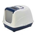 Туалет (Moderna) Flip cat домик (45*58*42) черника для кошек