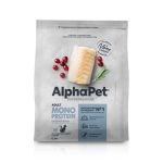 AlphaPet Superpremium Monoprotein (АльфаПет) 0,4кг из белой рыбы сухой для кошек (311476) NEW
