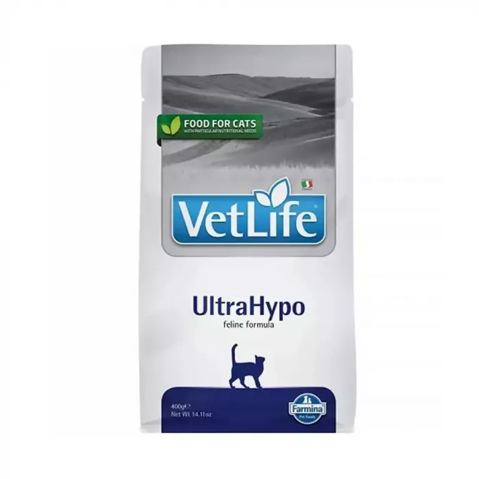 Farmina (Фармина) Vet Life Cat UltraHypo 0,4кг ультрагипоаллергенный сухой для кошек (5035)