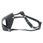 Намордник (Каскад) кожаный цельнокроеный для мелких пород собак (мопс)