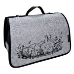 Сумка-переноска Догман Лира №3 лиса 'Dogman' дымчатая (43х27х27см)