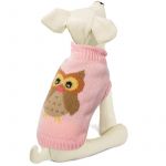 Свитер (Triol) Сова XS, розовый, размер 20см