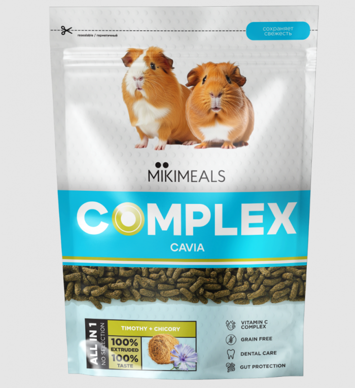 Mikimeals Complex 0,5кг корм для морских свинок (520530)