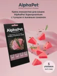 AlphaPet Superpremium (АльфаПет) 0,048кг крем-лакомство тунец льняное семя для кошек (654790)