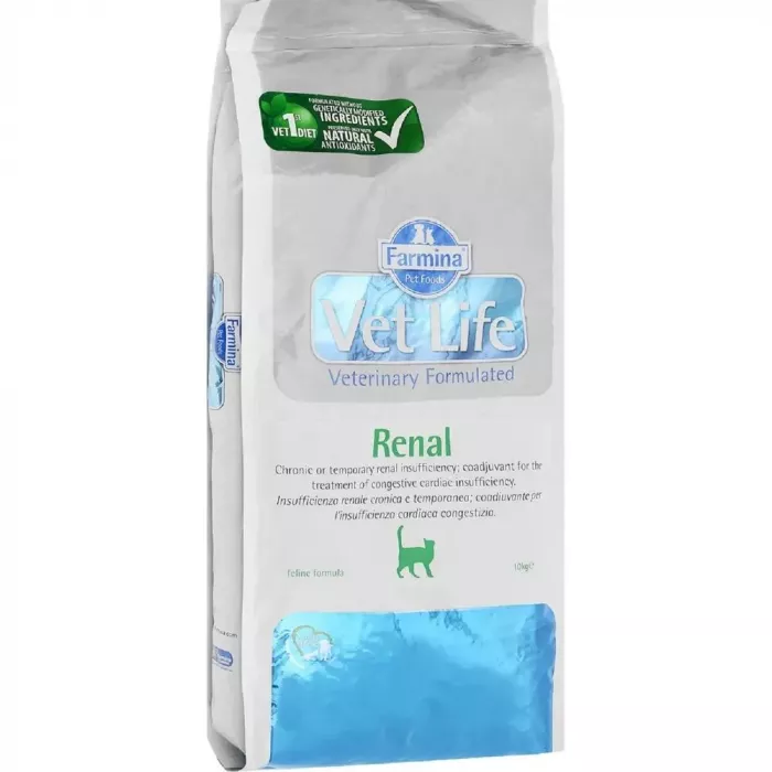Farmina (Фармина) Vet Life Cat  10кг при почечных заболеваниях сухой для кошек (5085)